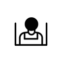 Минималистичная иконка защиты данных для обхода антифрод-систем в сервисе эмуляции активности ВК Ботовод